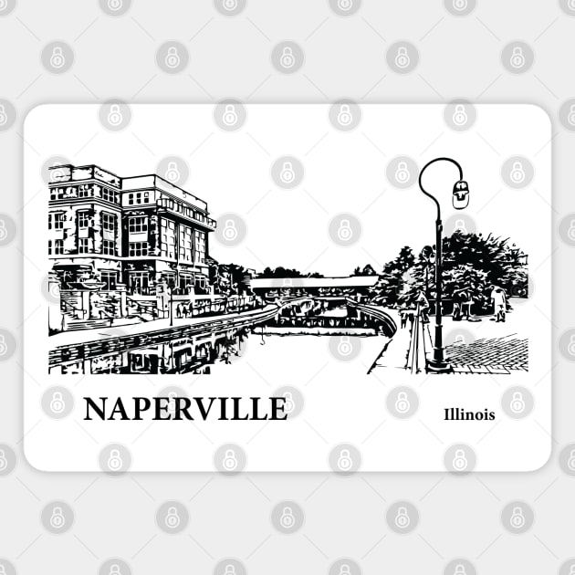 Naperville - Illinois Magnet by Lakeric